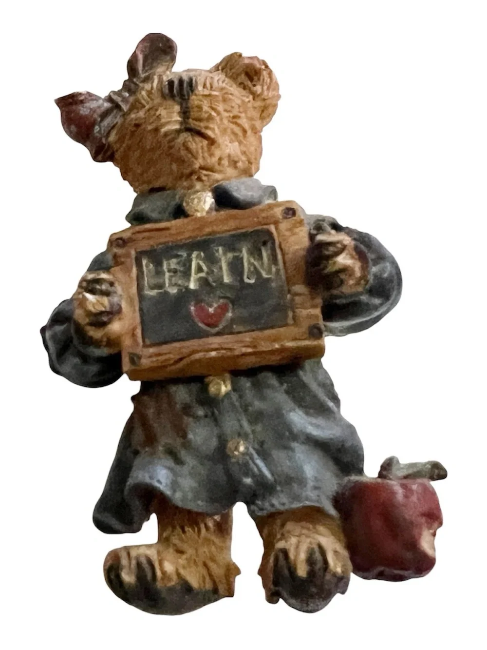 Vintage Boyds Bears Brooch Pin Resin Learn Teacher
